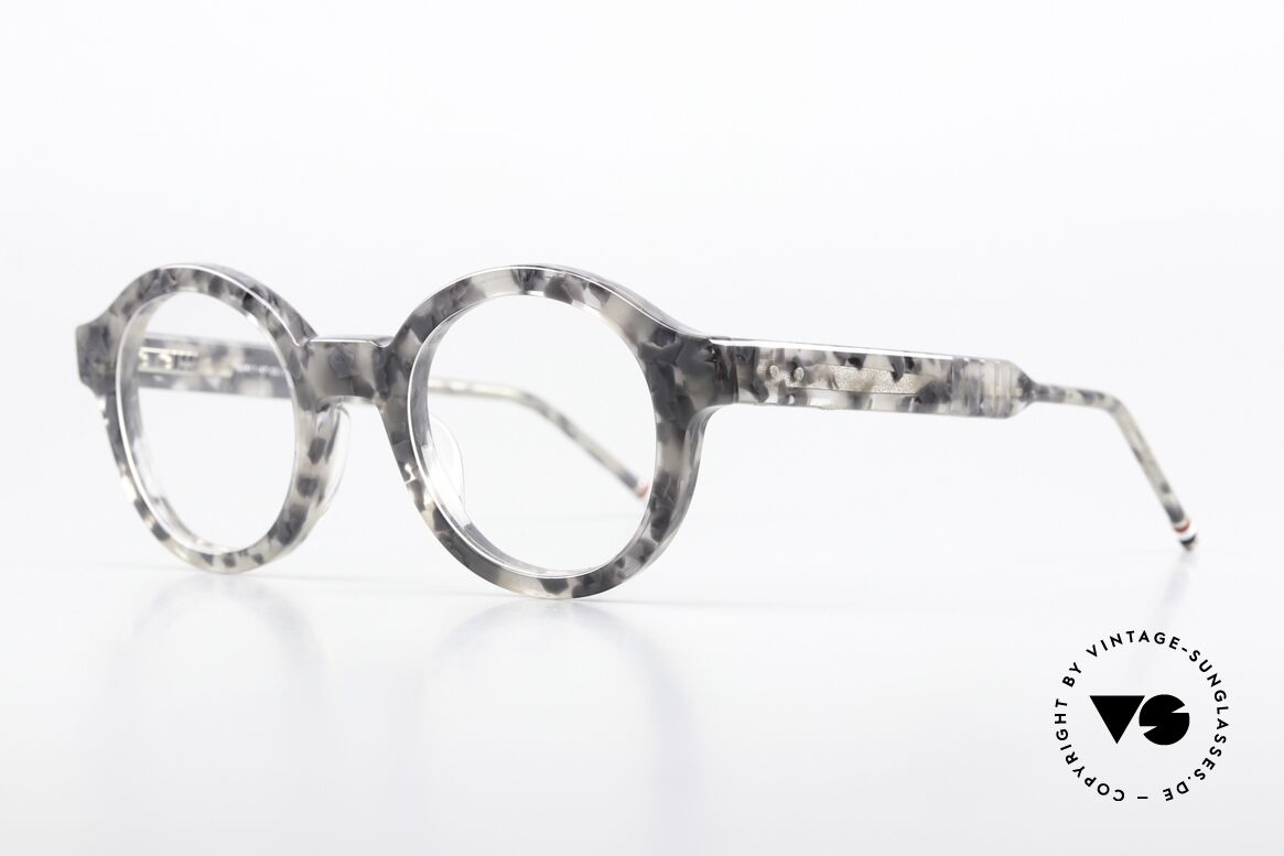 Thom Browne TBX411 Runde Azetat Fassung, wirklich stilvoll & in Spitzenqualität, made in Japan, Passend für Herren