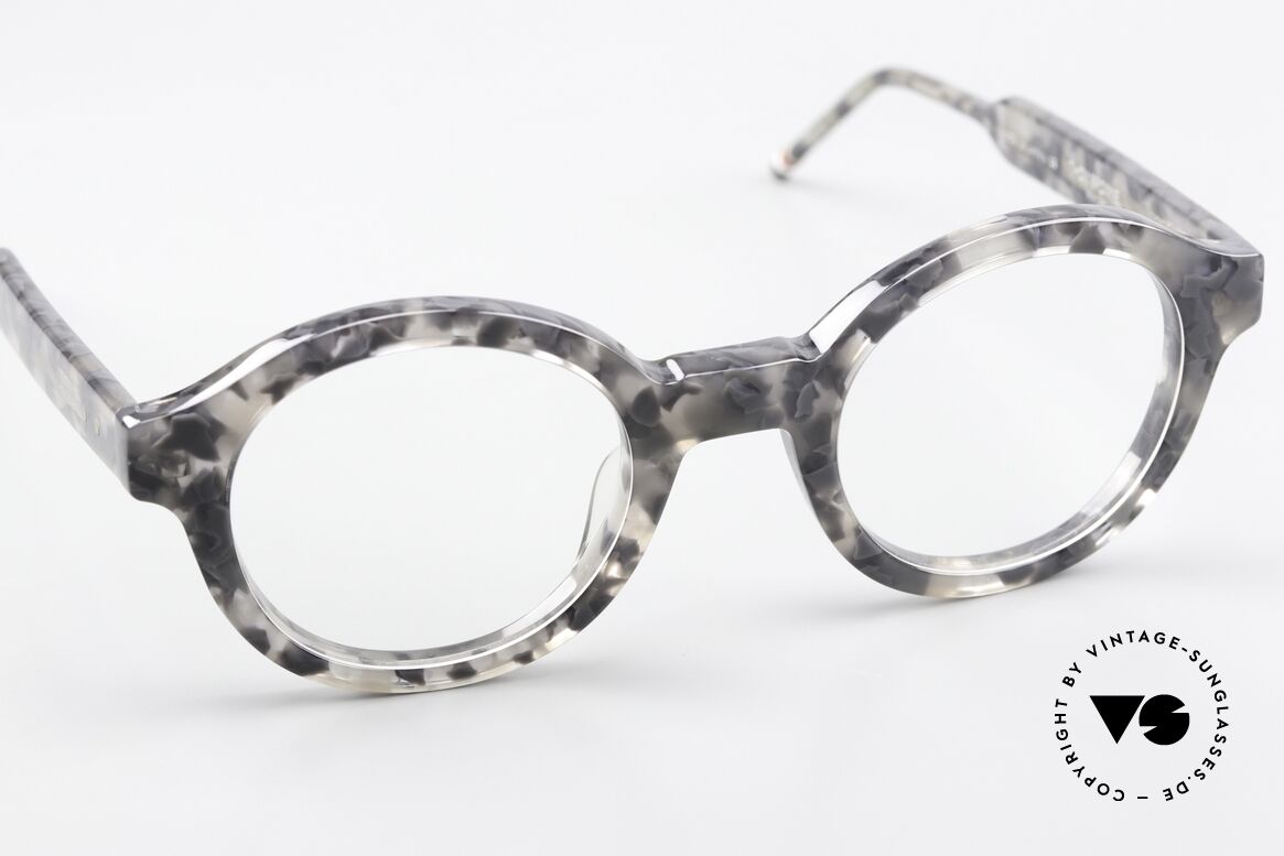 Thom Browne TBX411 Runde Azetat Fassung, ein edles Designer-Accessoire für alle Mode-Liebhaber, Passend für Herren