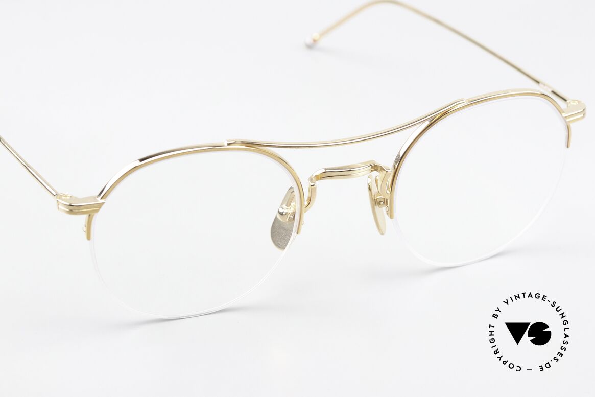 Thom Browne TB903 Nylor Titanium Fassung, ein edles Designer-Accessoire für alle Mode-Liebhaber, Passend für Herren