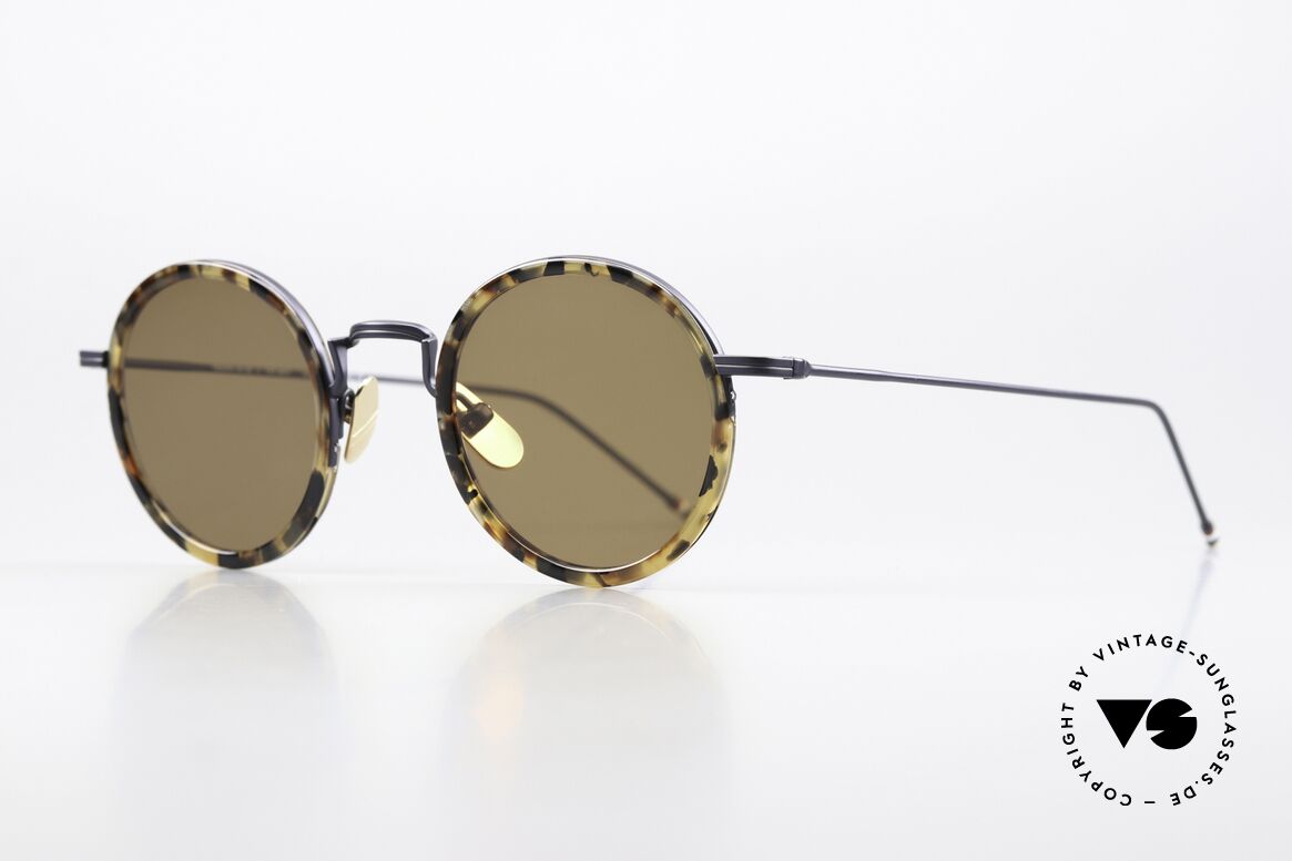 Thom Browne TBS906 Feinste Herrensonnenbrille, wirklich stilvoll und in Spitzenqualität, made in Japan, Passend für Herren