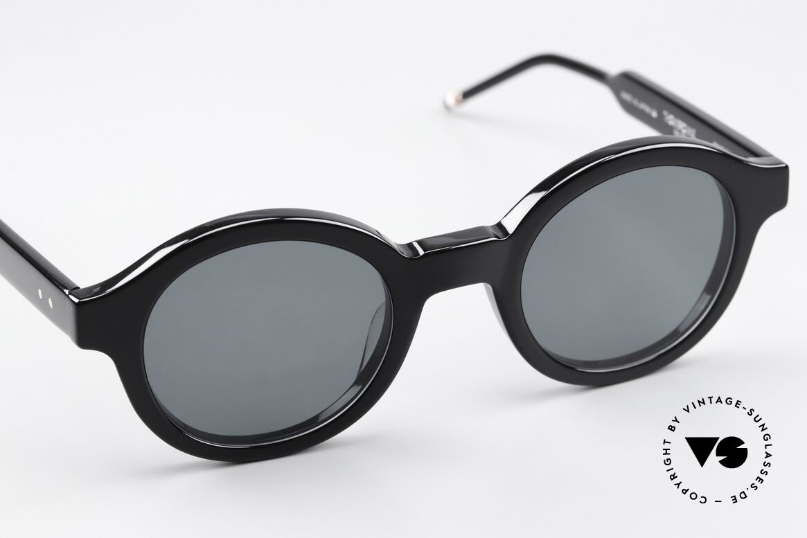 Thom Browne TBS411 Runde Azetat Sonnenbrille, ein edles Designer-Accessoire für alle Mode-Liebhaber, Passend für Herren