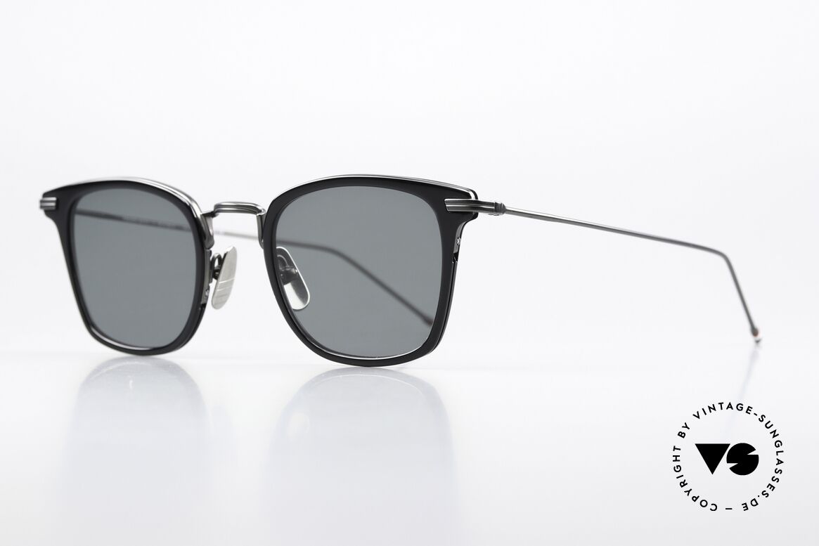 Thom Browne TBS905 Sehr Stilvolle Sonnenbrille, wirklich stilvoll & in Spitzenqualität, made in Japan, Passend für Herren