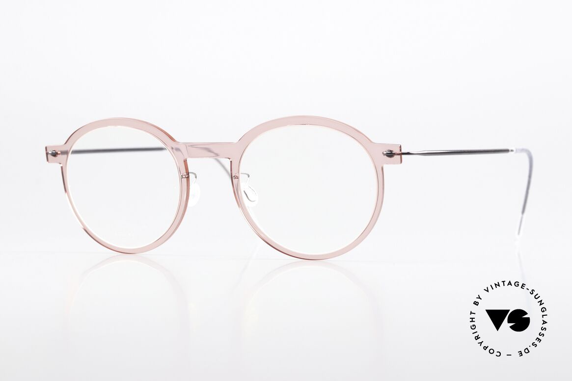 Lindberg 6586 NOW Panto Rahmen Transluzid, Panto Lindberg Brille aus der NOW bzw. N.O.W. Serie, Passend für Herren und Damen