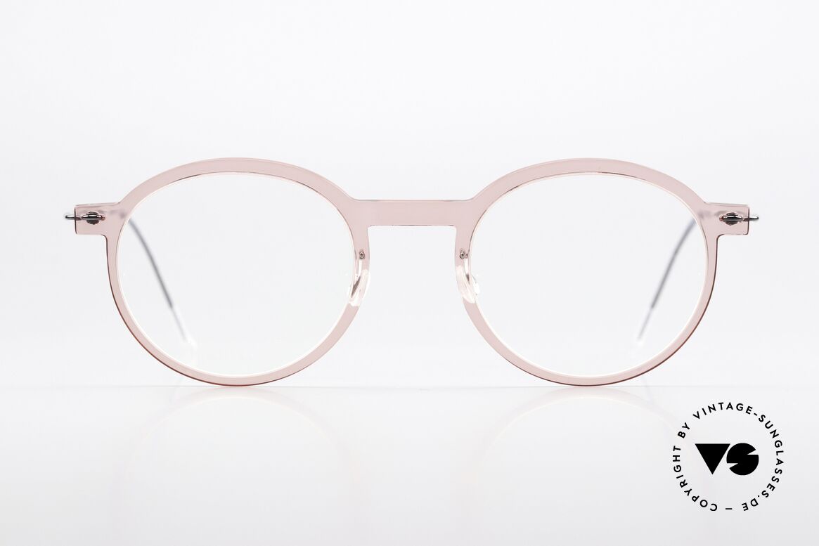 Lindberg 6586 NOW Panto Rahmen Transluzid, Modell 6586, Größe 49/23mm für Damen und Herren, Passend für Herren und Damen