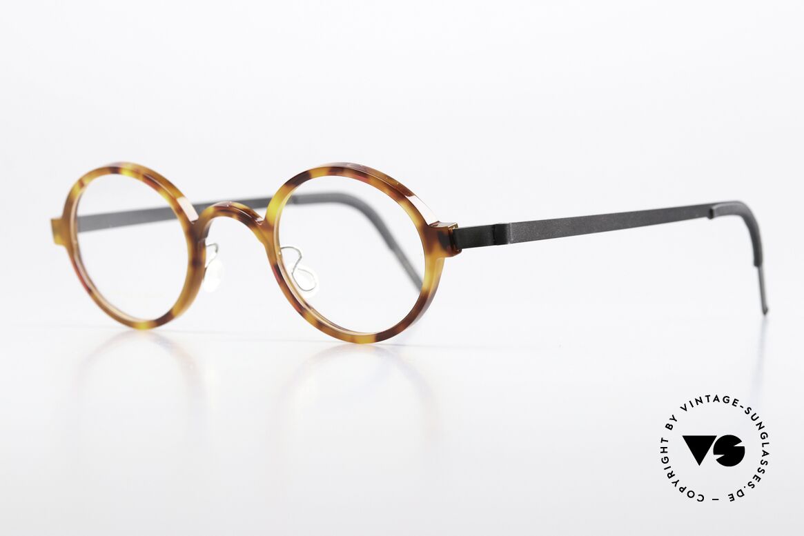 Lindberg 1011 Acetanium Ovale Designerbrille Unisex, Mod. 1011 in Gr. 42/25: Acetat & Titanium Kombination, Passend für Herren und Damen