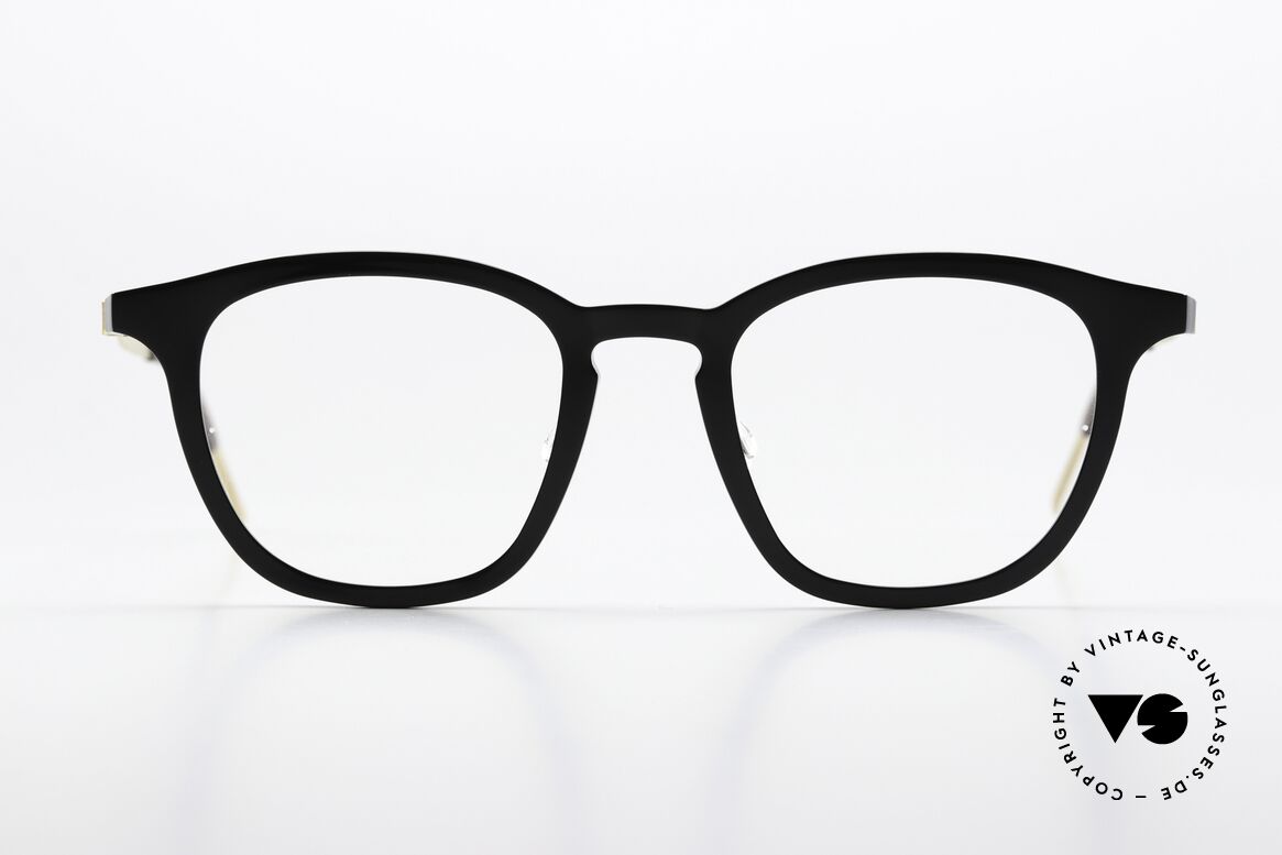 Lindberg 1047 Acetanium Brille Eckig Panto Unisex, Mod. 1047 in Gr. 49/20, T407, Bügel 135, Color AK18, Passend für Herren und Damen