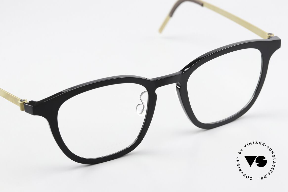 Lindberg 1047 Acetanium Brille Eckig Panto Unisex, ungetragenes Designerstück mit original Lindberg Etui, Passend für Herren und Damen