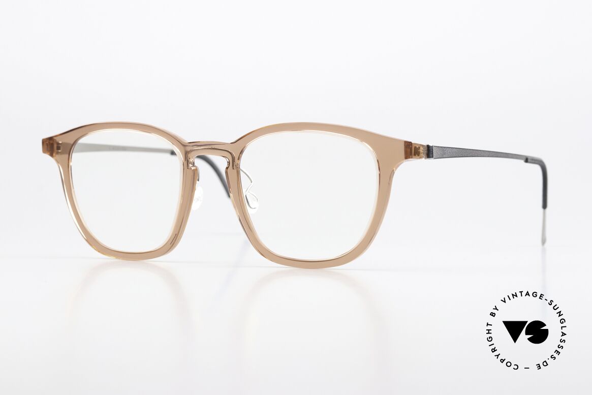 Lindberg 1047 Acetanium Designerbrille Rose Silber, Lindberg Panto-Brille der Acetanium-Serie von 2018, Passend für Herren und Damen