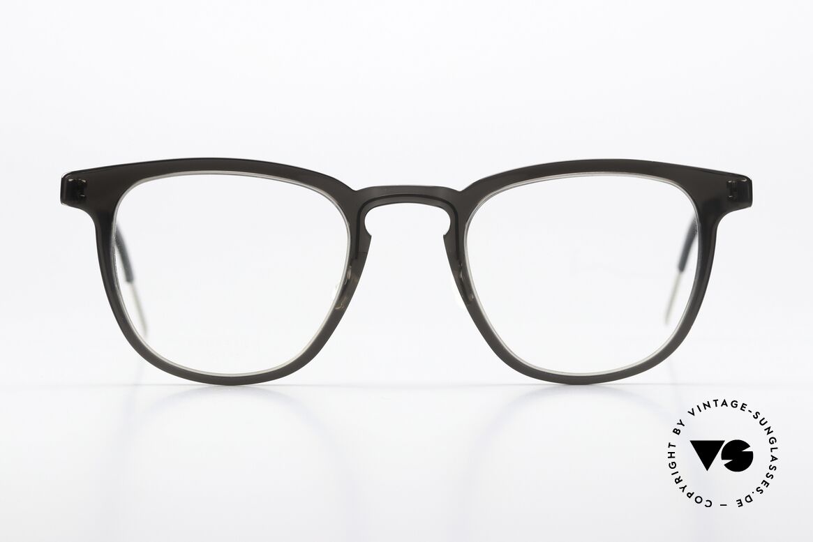 Lindberg 1252 Acetanium Designerbrille Grau Silber, Modell 1252 in Größe 49/22, Bügel 135 in Color AH74, Passend für Herren und Damen
