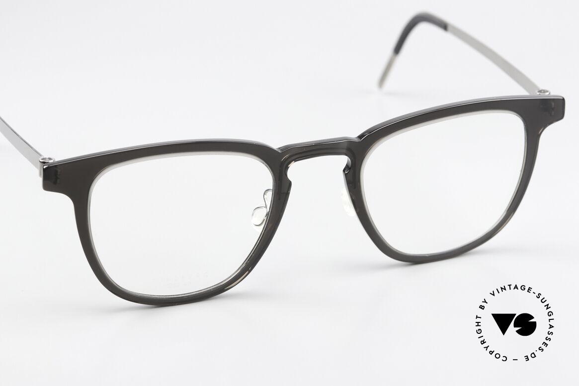Lindberg 1252 Acetanium Designerbrille Grau Silber, vielfach ausgezeichnet; verdient das 'vintage' Prädikat, Passend für Herren und Damen