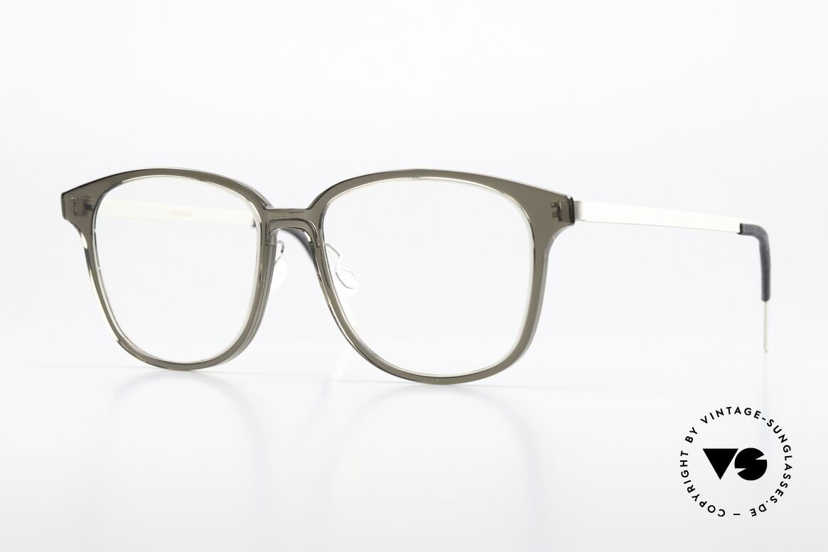 Lindberg 1179 Acetanium Designerbrille Titan Grau, Lindberg Panto-Brille der Acetanium-Serie von 2018, Passend für Herren und Damen