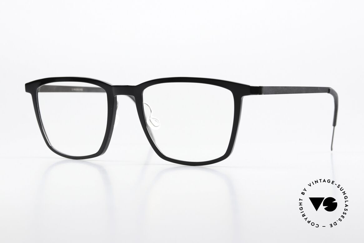 Lindberg 1260 54 Acetanium Designerbrille Eckig Large, eckige Lindberg Brille der Acetanium-Serie von 2018, Passend für Herren und Damen