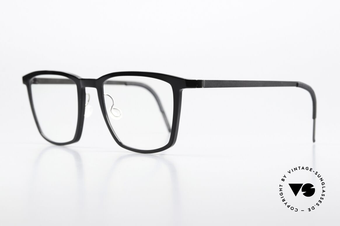 Lindberg 1260 54 Acetanium Designerbrille Eckig Large, grandiose Fassung aus Acetat & Titanium Kombination, Passend für Herren und Damen