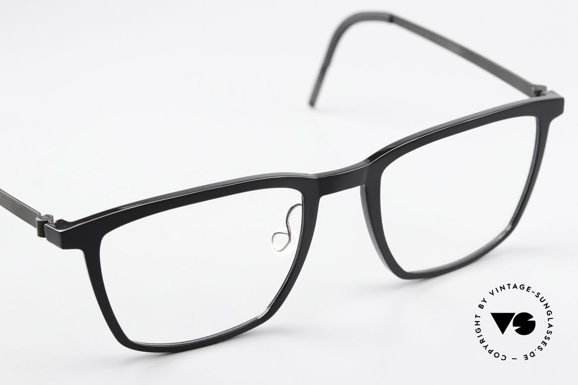 Lindberg 1260 54 Acetanium Designerbrille Eckig Large, ungetragenes Designerstück mit original Lindberg Etui, Passend für Herren und Damen