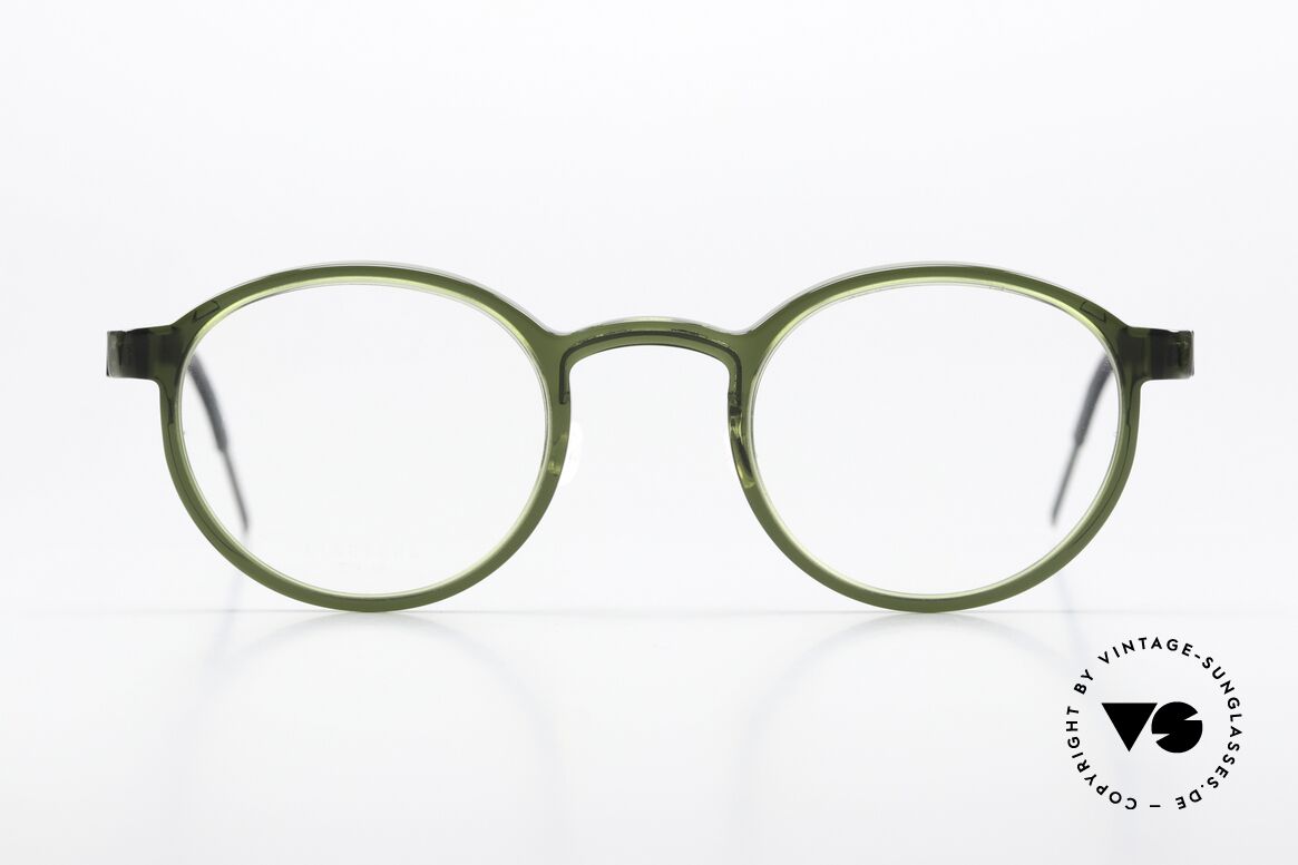 Lindberg 1014 48 Acetanium Pantobrille In Grün Grau, zeitlose LINDBERG Acetanium Brille in grün und grau, Passend für Herren und Damen