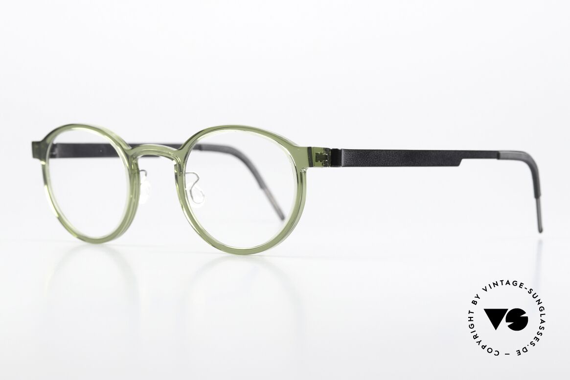 Lindberg 1014 46 Acetanium Pantobrille In Grau Grün, Musiker Sting trägt auch eine Lindberg Brille, M. 1014, Passend für Herren und Damen