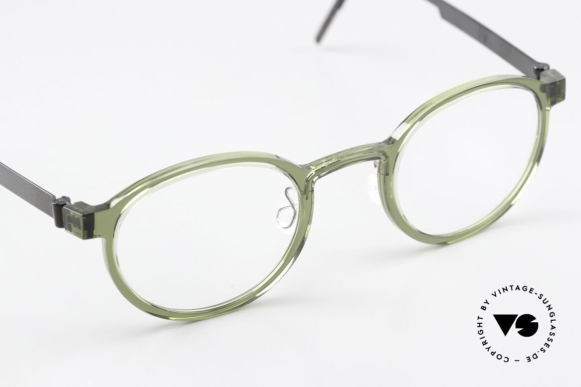 Lindberg 1014 46 Acetanium Pantobrille In Grau Grün, so zeitlos, stilvoll und innovativ = Prädikat "VINTAGE", Passend für Herren und Damen