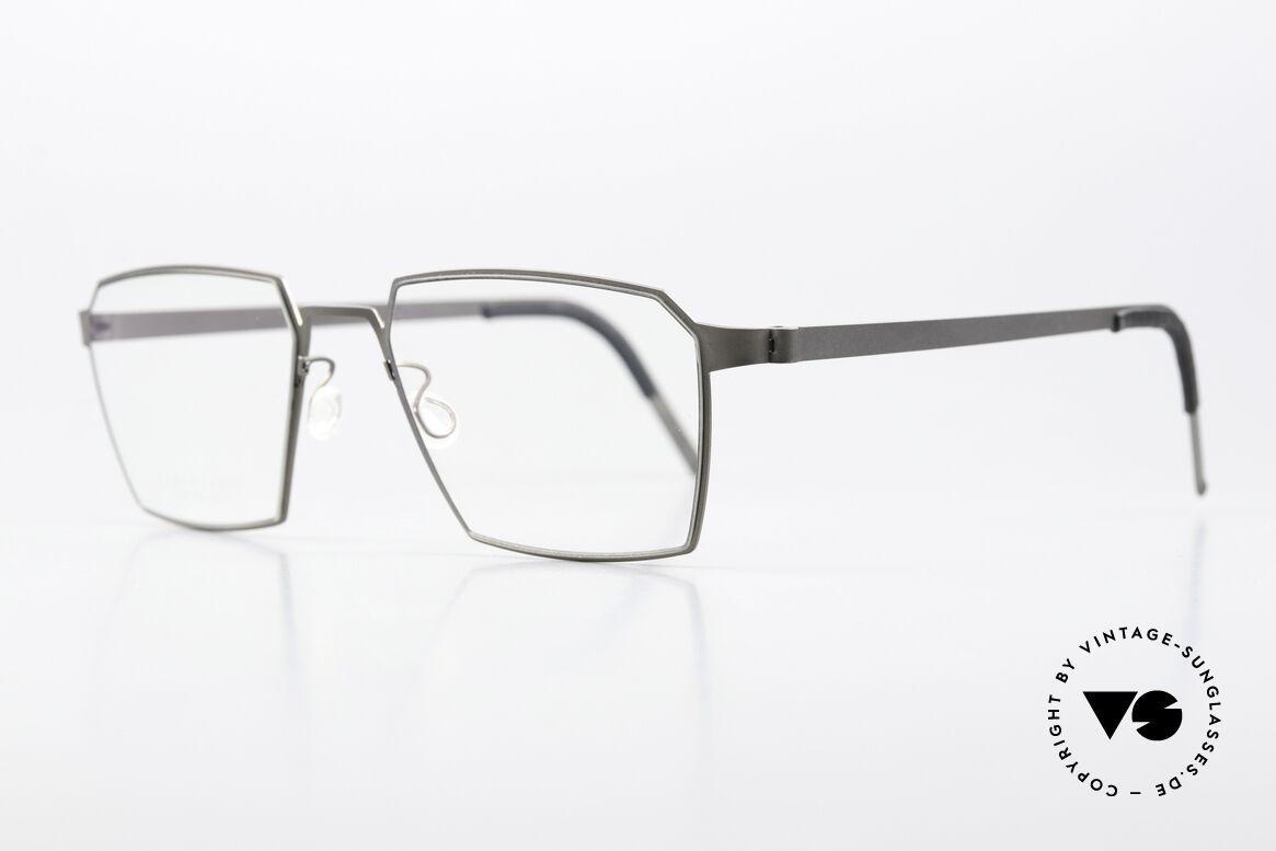 Lindberg 9628 Strip Titanium Markante Designerfassung, federleicht und dennoch sehr stabil und sehr langlebig, Passend für Herren und Damen