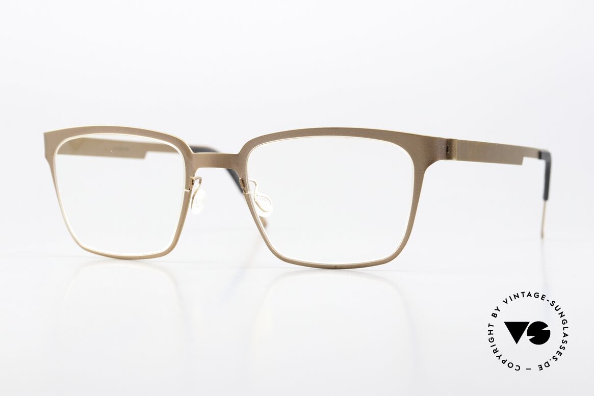 Lindberg 9627 Strip Titanium Designerbrille Bronze Kupfer, markante LINDBERG Strip Titanium Designer-Fassung, Passend für Herren und Damen