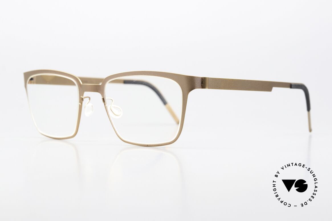 Lindberg 9627 Strip Titanium Designerbrille Bronze Kupfer, federleicht und dennoch sehr stabil und sehr langlebig, Passend für Herren und Damen