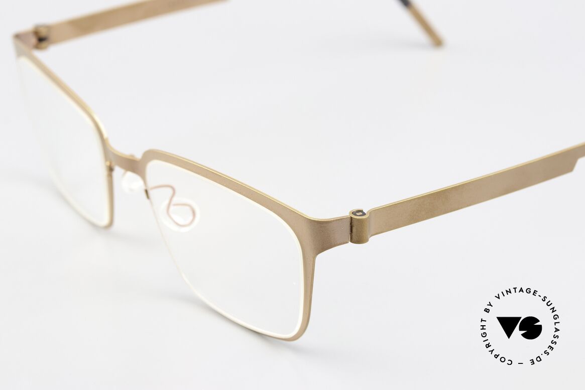 Lindberg 9627 Strip Titanium Designerbrille Bronze Kupfer, stilvolle Damenbrille oder Herrenbrille gleichermaßen, Passend für Herren und Damen