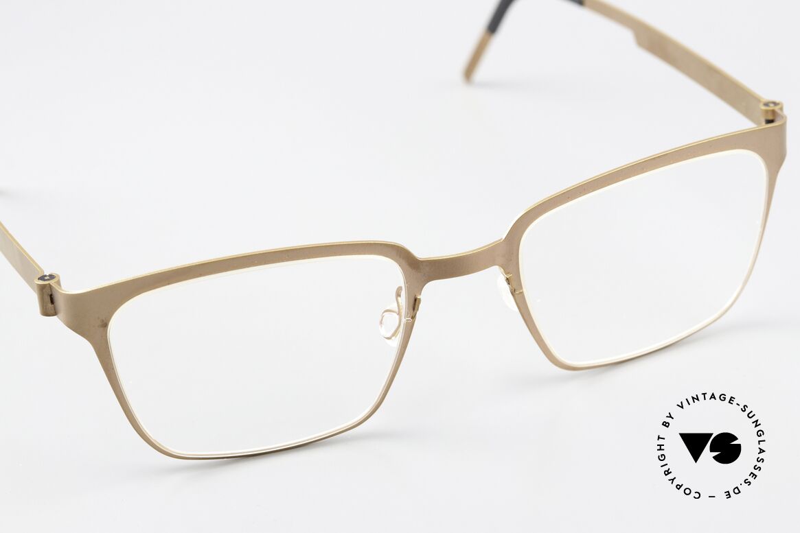 Lindberg 9627 Strip Titanium Designerbrille Bronze Kupfer, ungetragenes Designerstück + orig. Lindberg Hartetui, Passend für Herren und Damen