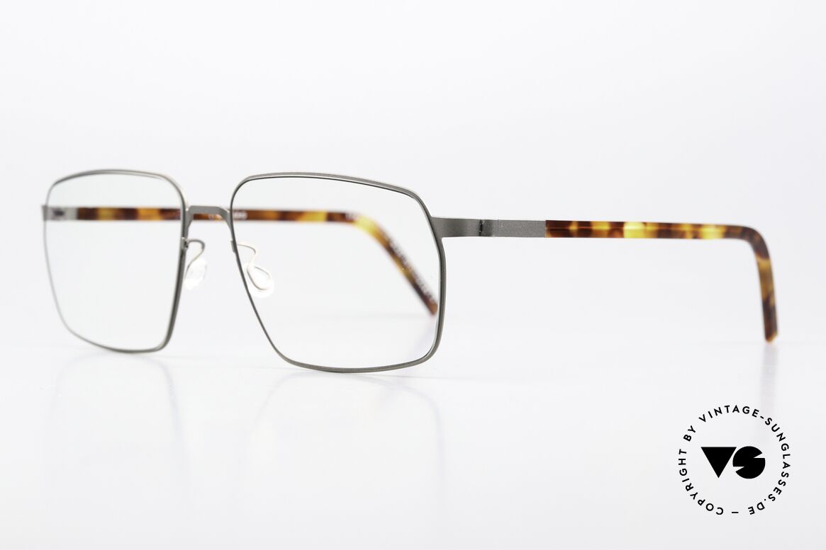 Lindberg 9635 Strip Titanium Version Mit Azetatbügeln, federleicht und dennoch sehr stabil und sehr langlebig, Passend für Herren und Damen