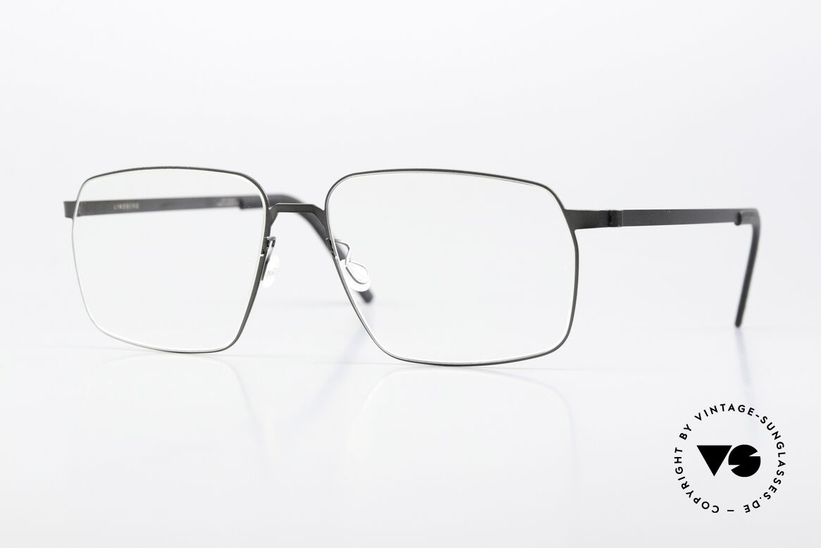Lindberg 9635 Strip Titanium Titaniumbrille Von 2018, markante LINDBERG Strip Titanium Designer-Fassung, Passend für Herren und Damen