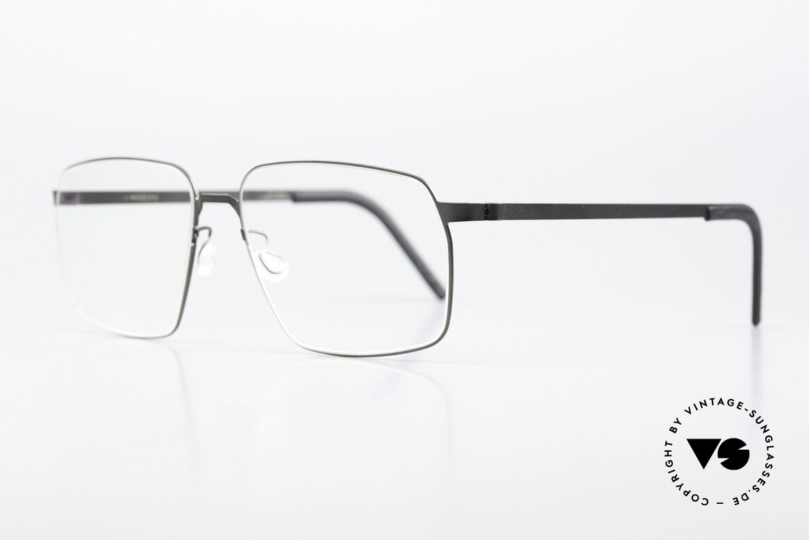Lindberg 9635 Strip Titanium Titaniumbrille Von 2018, federleicht und dennoch sehr stabil und sehr langlebig, Passend für Herren und Damen
