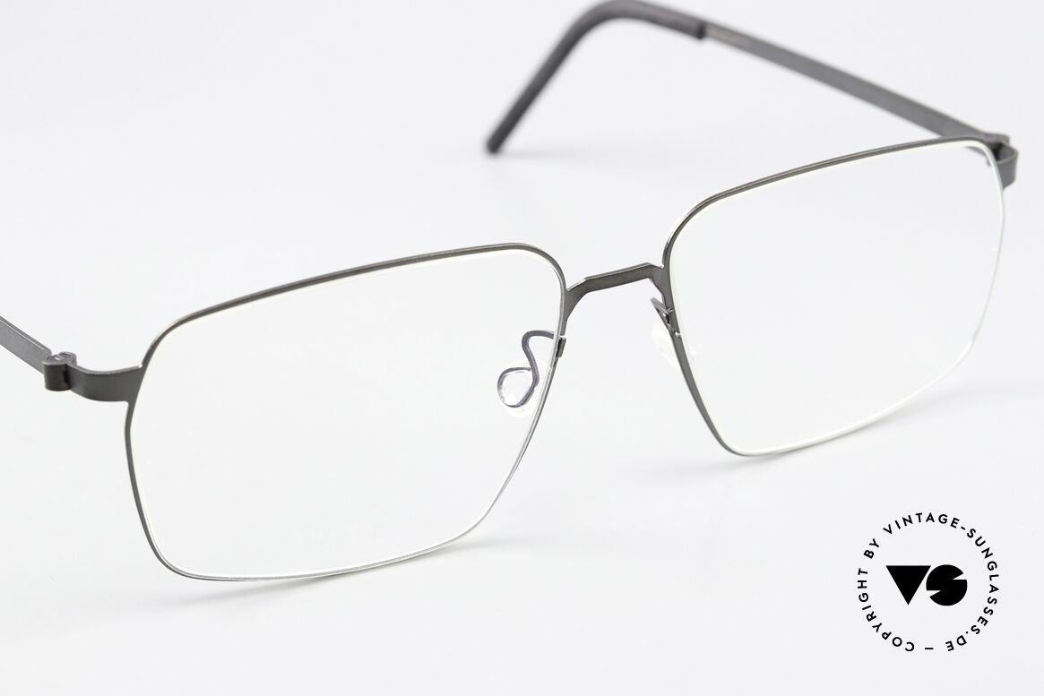 Lindberg 9635 Strip Titanium Titaniumbrille Von 2018, ungetragenes Designerstück + orig. Lindberg Hartetui, Passend für Herren und Damen