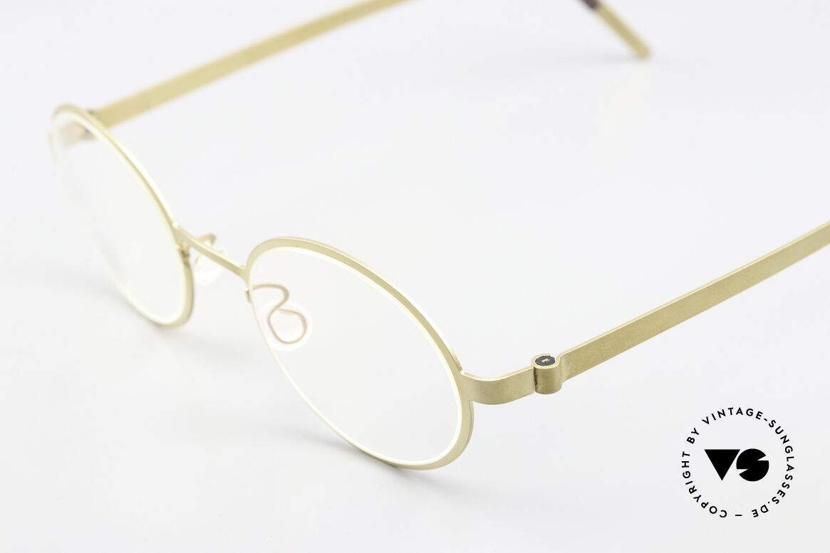 Lindberg 9587 Strip Titanium Runde Damen & Herrenbrille, trägt für uns das Prädikat "TRUE VINTAGE LINDBERG", Passend für Herren und Damen