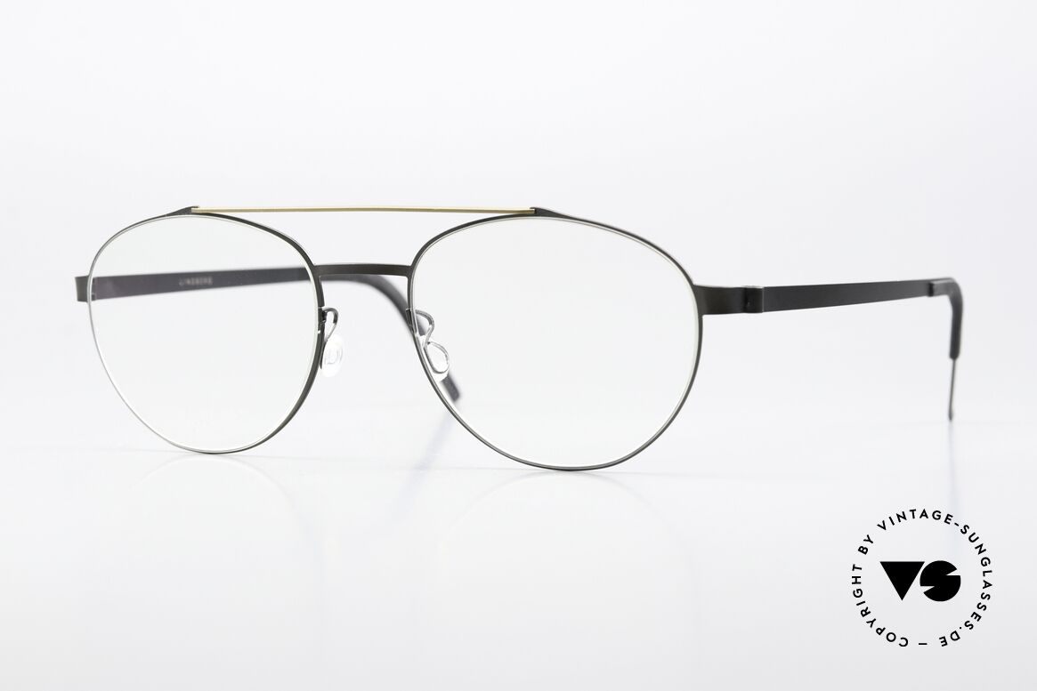 Lindberg 9616 52 Strip Titanium Qualitätsbrille Aus Dänemark, interessante Lindberg Strip Titanium Fassung; Unisex, Passend für Herren und Damen