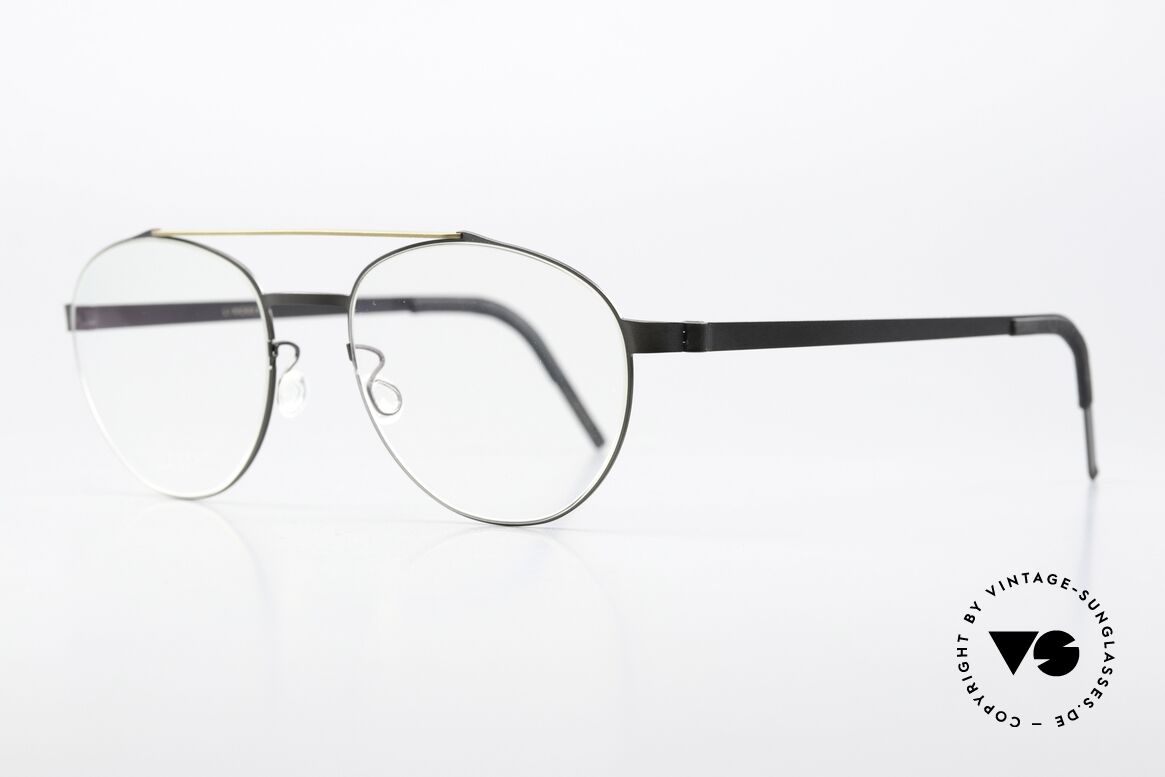 Lindberg 9616 52 Strip Titanium Qualitätsbrille Aus Dänemark, federleicht und dennoch sehr stabil und sehr langlebig, Passend für Herren und Damen