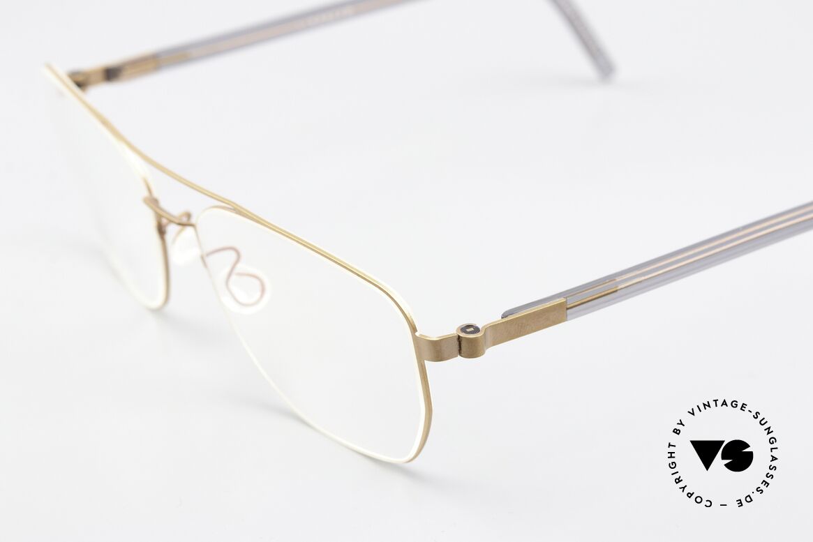 Lindberg 9622 Strip Titanium Variante Mit Azetatbügeln, stilvolle Damenbrille oder Herrenbrille gleichermaßen, Passend für Herren und Damen