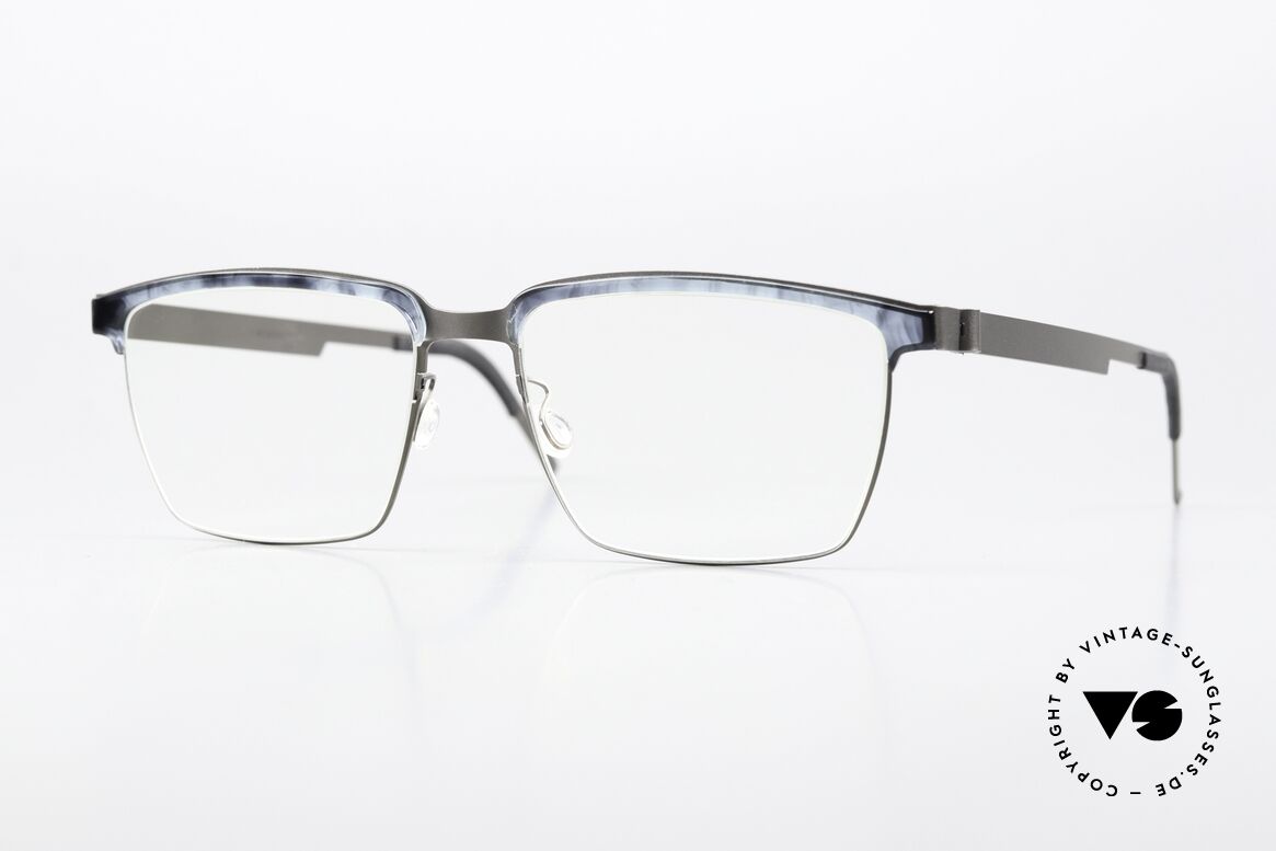 Lindberg 9841 Strip Titanium Eckige Brille Für Herren, Lindberg Strip Titanium Kombi-Brille von 2017/18, Passend für Herren