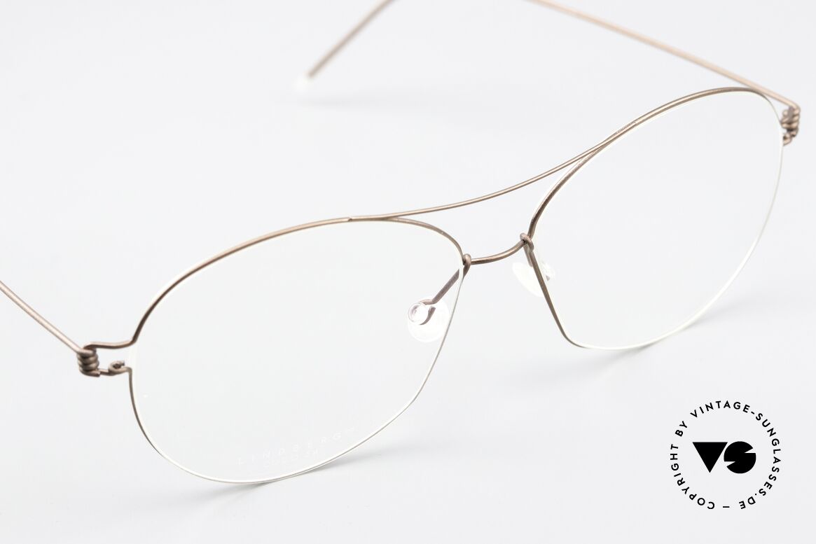 Lindberg Coco Air Titan Rim Titanium Fassung Für Damen, ungetragenes Designerstück + orig. Lindberg Magnet-Etui, Passend für Damen