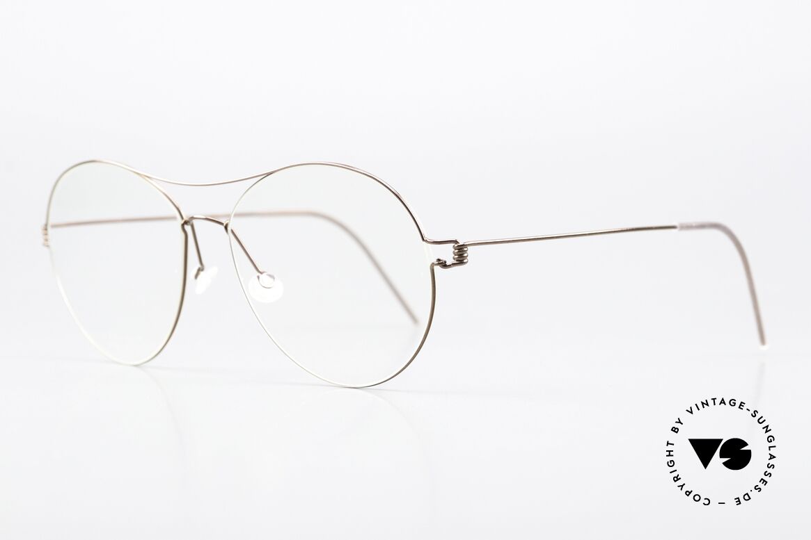 Lindberg April Air Titan Rim Titan Brille Braun Glänzend, vielfach ausgezeichnet hinsichtlich Qualität und Design, Passend für Damen