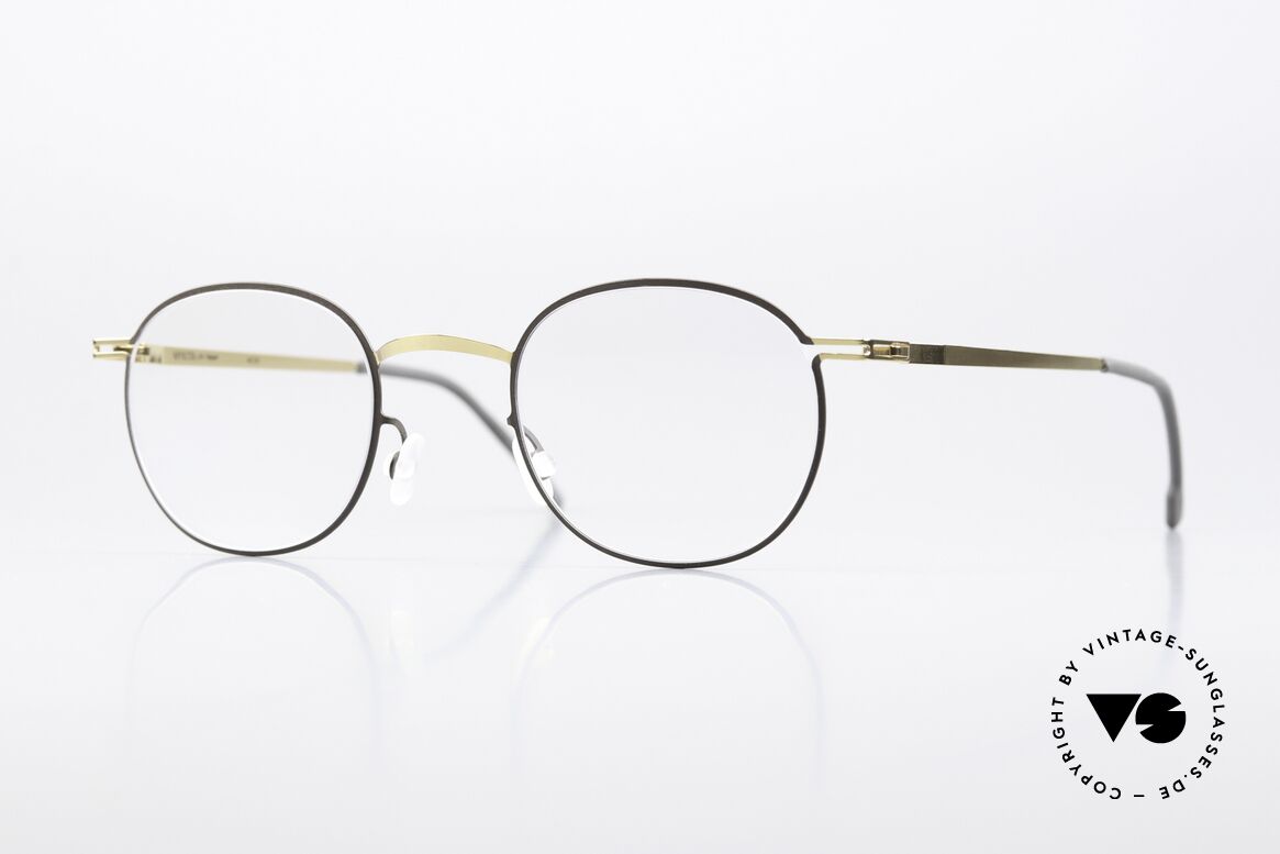 Mykita Einar Klassische Brille Gold Terra, Mykita Brille, Modell Einar, Größe 45-23, Color 172, Passend für Herren und Damen