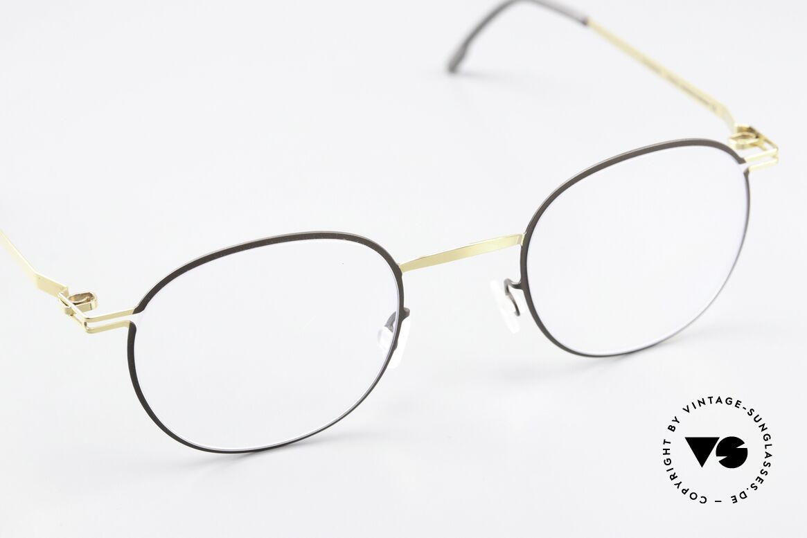 Mykita Einar Klassische Brille Gold Terra, ungetragenes Modell mit original Mykita Verpackung, Passend für Herren und Damen