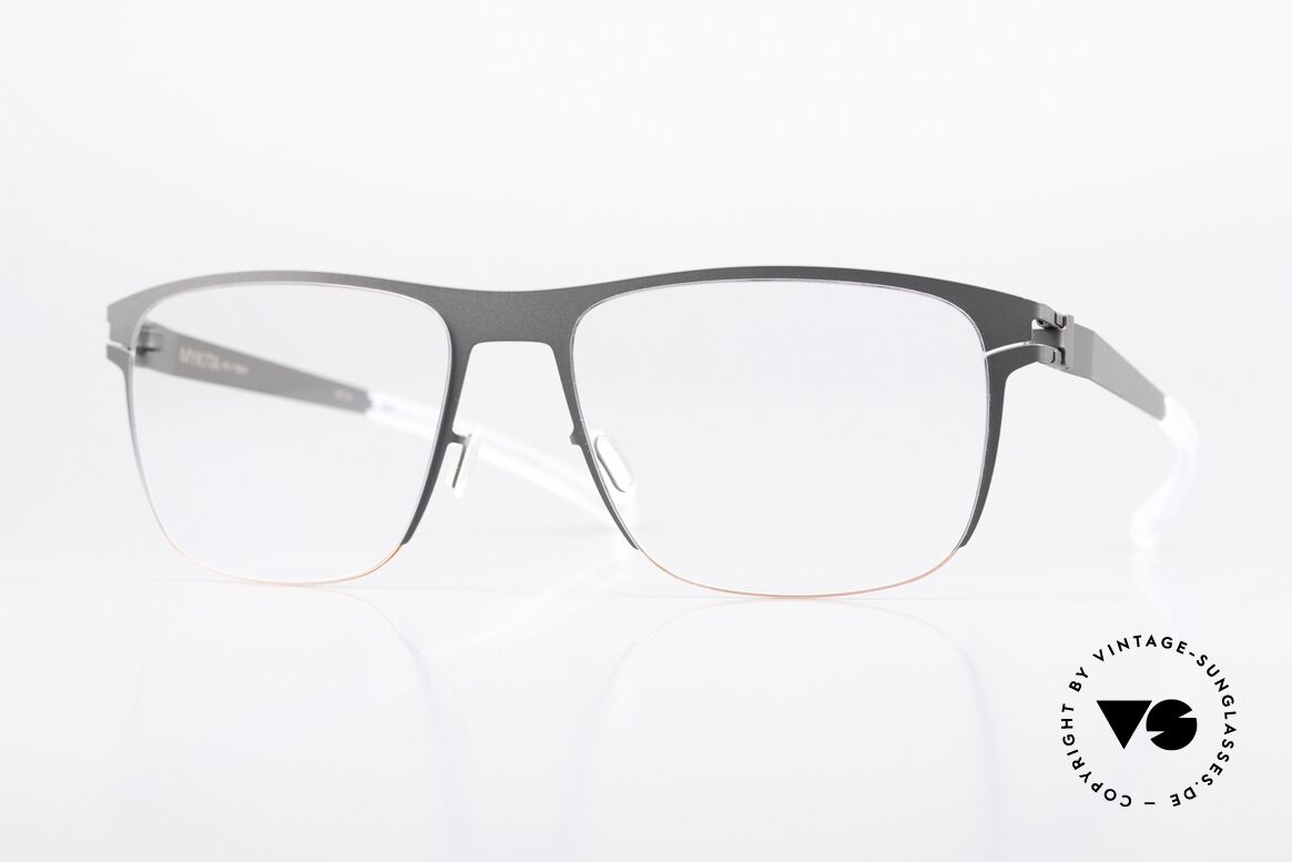 Mykita Edu Herrenbrille Basalt Neon Orange, Mykita Brille, Modell Edu in Größe 56-18, Color 202, Passend für Herren