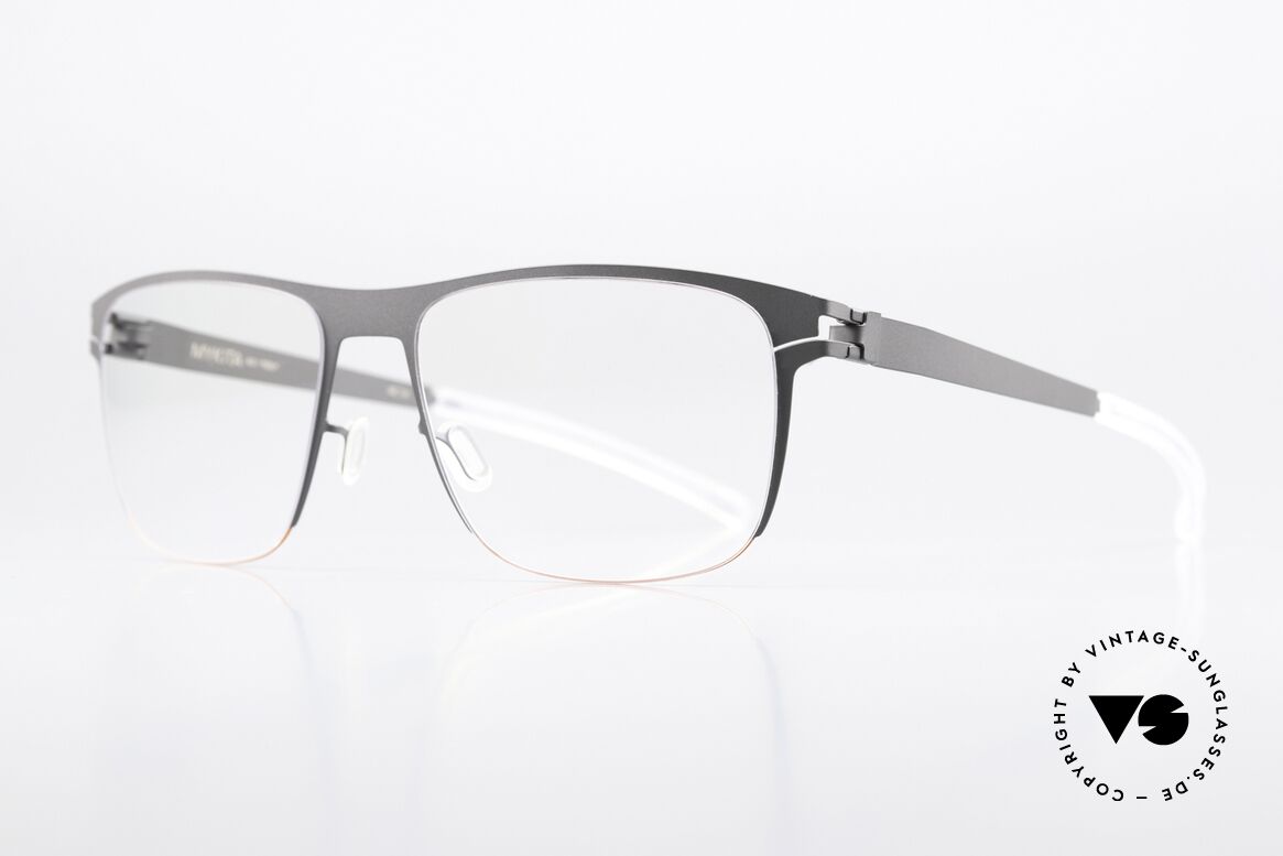 Mykita Edu Herrenbrille Basalt Neon Orange, color 202 = "Basalt/Neon Orange" (ein Herrenmodell), Passend für Herren