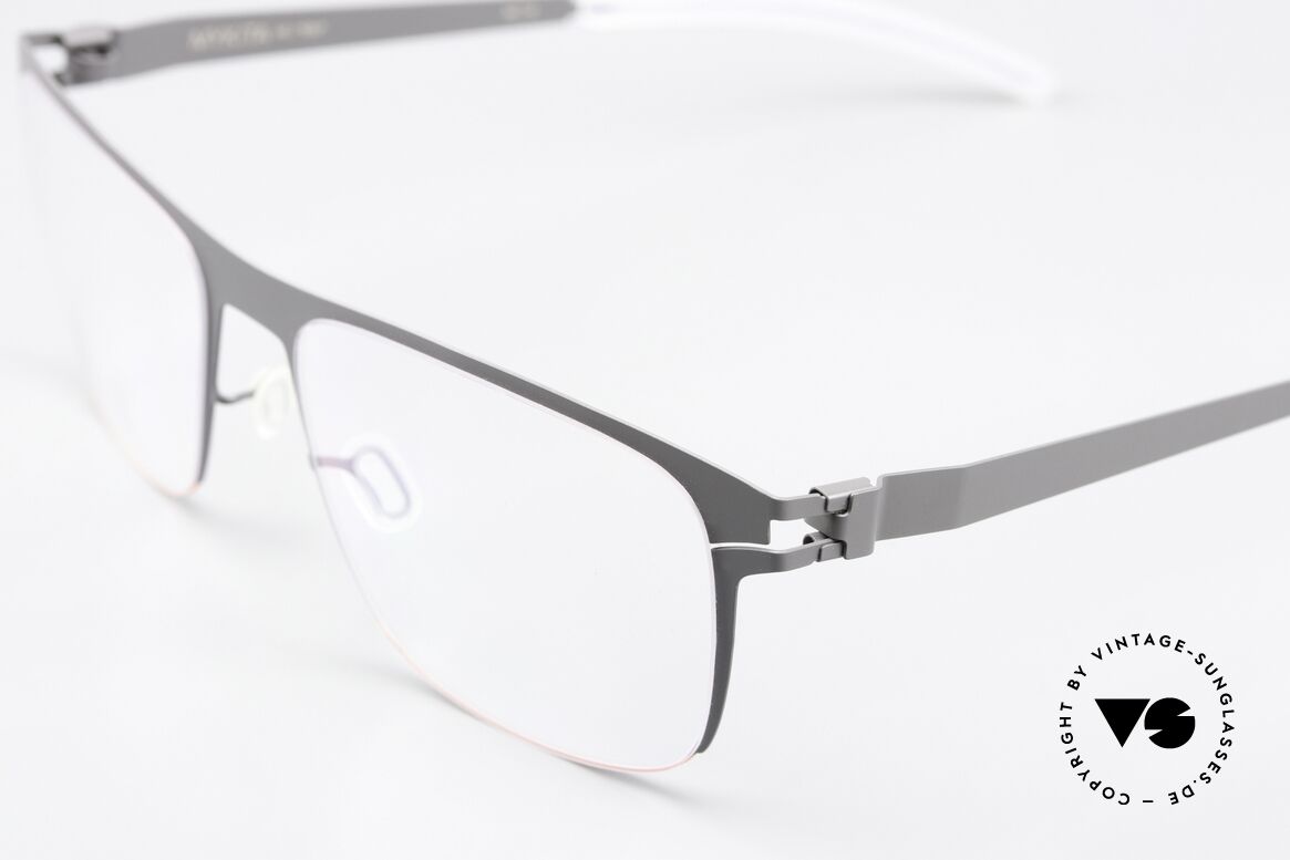 Mykita Edu Herrenbrille Basalt Neon Orange, wohlbekannte Spitzenqualität; handmade in Germany, Passend für Herren