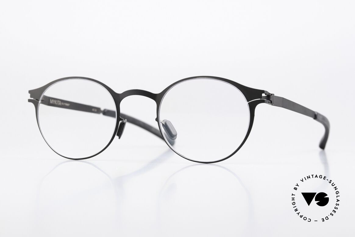 Mykita Isaac Pantobrille Schwarz Unisex, Mykita Brille, Modell Isaac, Größe 45-22, Color 002, Passend für Herren und Damen