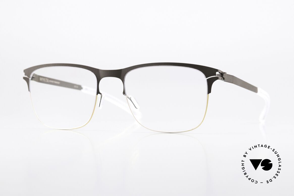 Mykita Desmond Eckige Brille In Gold Terra, Mykita Brille, Modell Desmond, Größe 52-18, col. 172, Passend für Herren