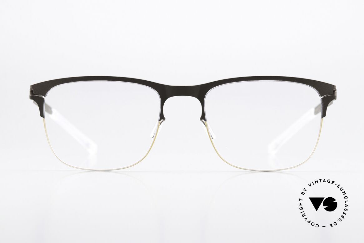Mykita Desmond Eckige Brille In Gold Terra, eckige Brille Decades-Kollektion; 2017-2019 gefertigt, Passend für Herren