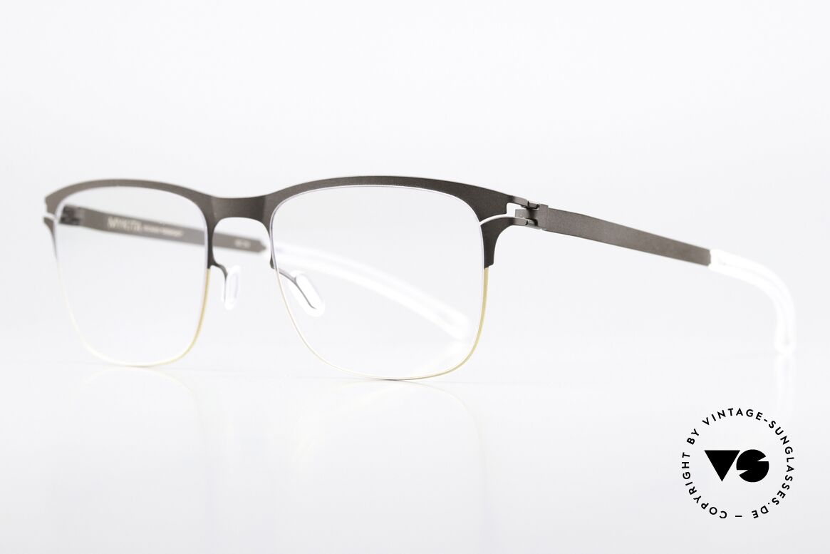 Mykita Desmond Eckige Brille In Gold Terra, Farbe "Gold/Terra" ist ein interessantes Herrenmodell, Passend für Herren