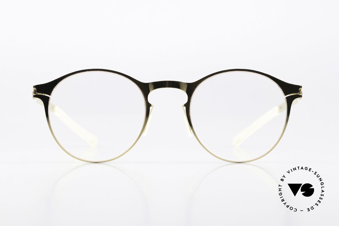 Mykita Lior Pantobrille Gold Glänzend, Mykita Brille, Modell Lior, Größe 46-20, Color 013, Passend für Herren und Damen