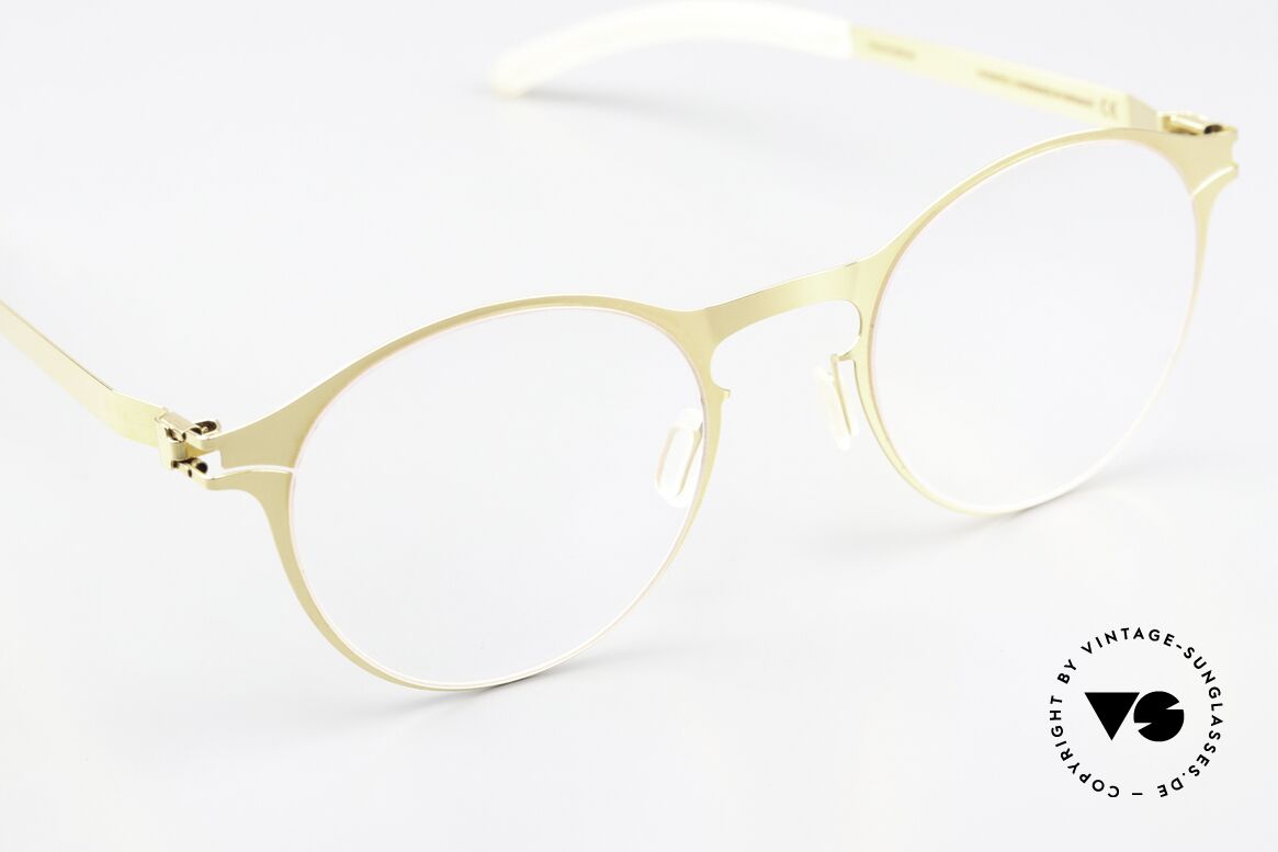 Mykita Lior Pantobrille Gold Glänzend, ungetragenes Modell mit original Mykita Verpackung, Passend für Herren und Damen