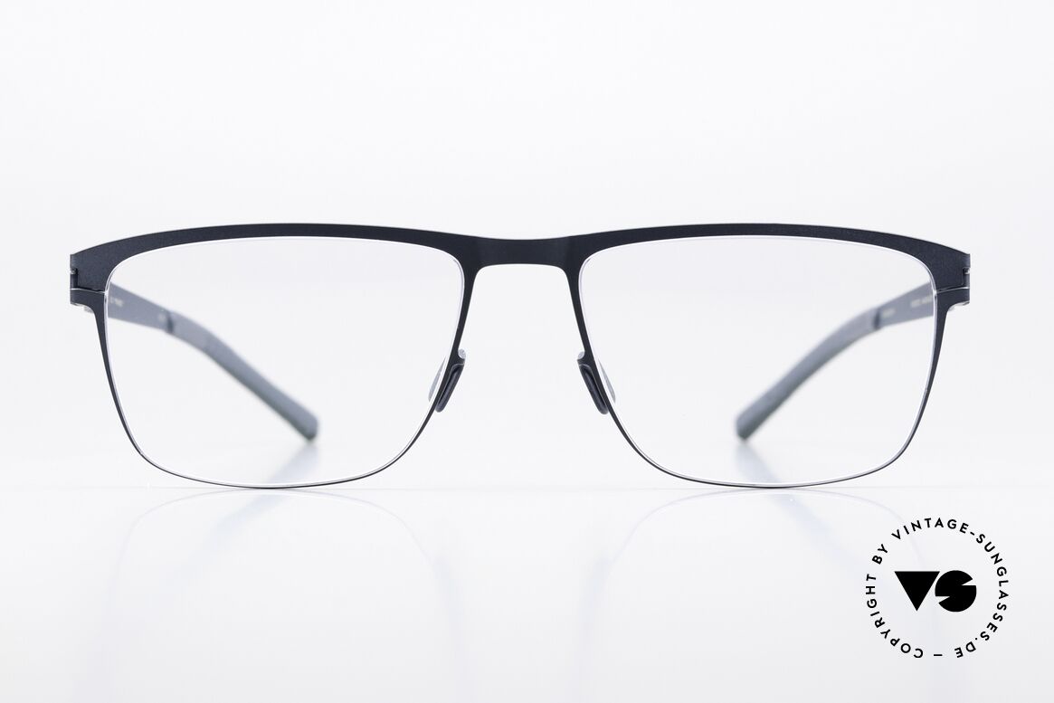 Mykita Pawel Eckige Herrenbrille Navy Blue, eckige Fassung der NO1 Collection (2016 gefertigt), Passend für Herren
