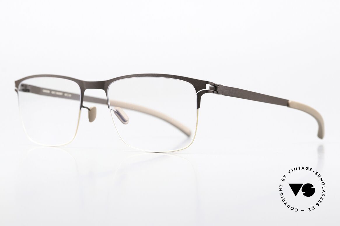 Mykita Vincent Herrenbrille Gold Dunkelbraun, Farbe "Gold/Dark Brown", ein markantes Herrenmodell, Passend für Herren